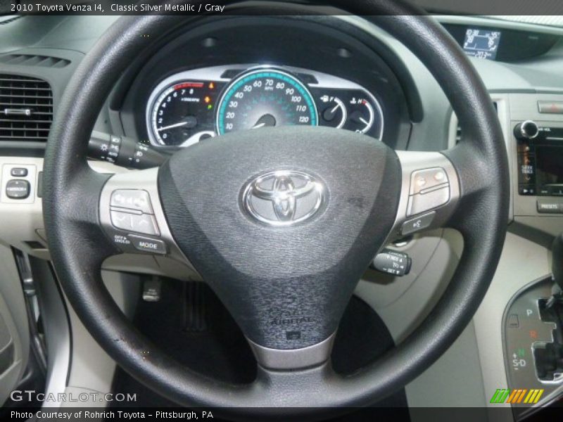 Classic Silver Metallic / Gray 2010 Toyota Venza I4