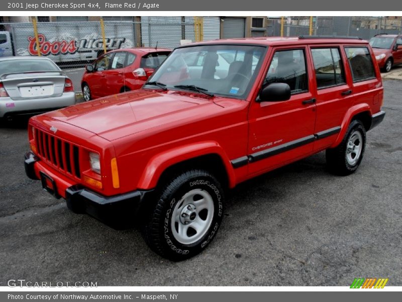 Front 3/4 View of 2001 Cherokee Sport 4x4