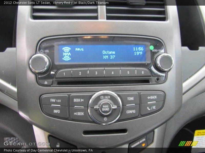 Victory Red / Jet Black/Dark Titanium 2012 Chevrolet Sonic LT Sedan