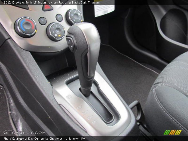 Victory Red / Jet Black/Dark Titanium 2012 Chevrolet Sonic LT Sedan