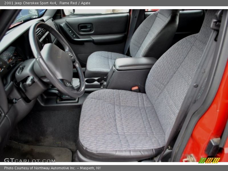  2001 Cherokee Sport 4x4 Agate Interior