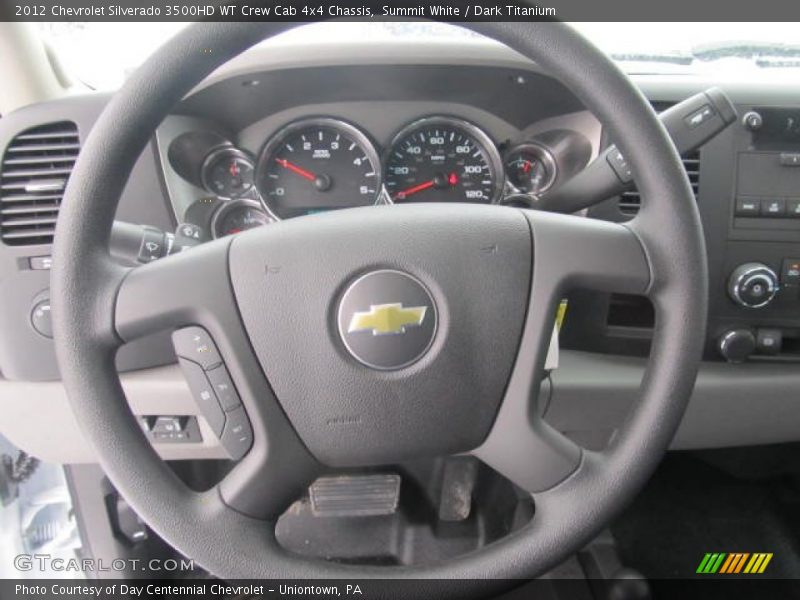  2012 Silverado 3500HD WT Crew Cab 4x4 Chassis Steering Wheel