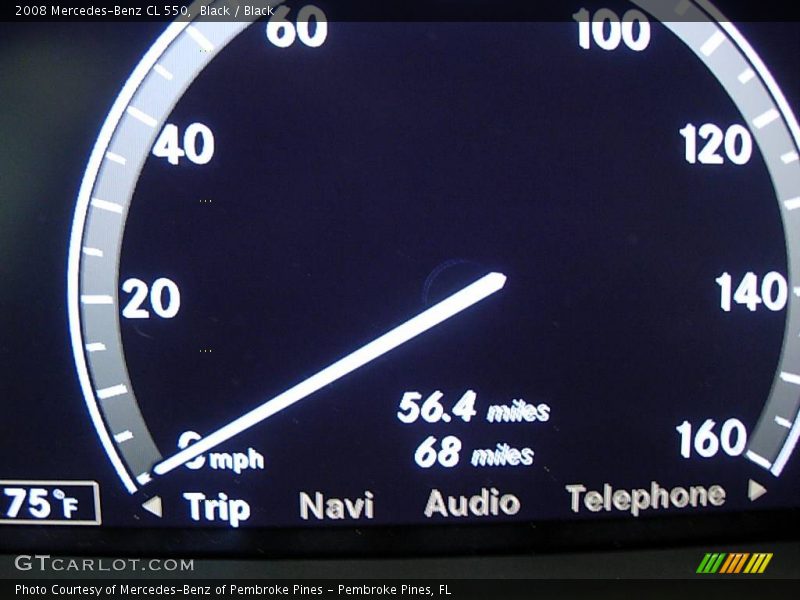 Black / Black 2008 Mercedes-Benz CL 550