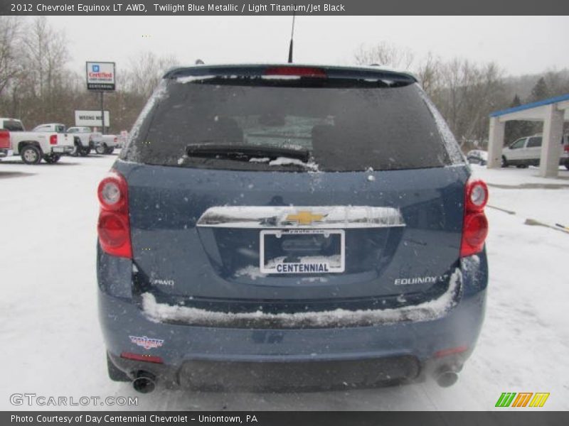 Twilight Blue Metallic / Light Titanium/Jet Black 2012 Chevrolet Equinox LT AWD