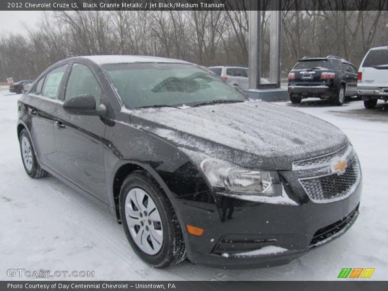 Black Granite Metallic / Jet Black/Medium Titanium 2012 Chevrolet Cruze LS