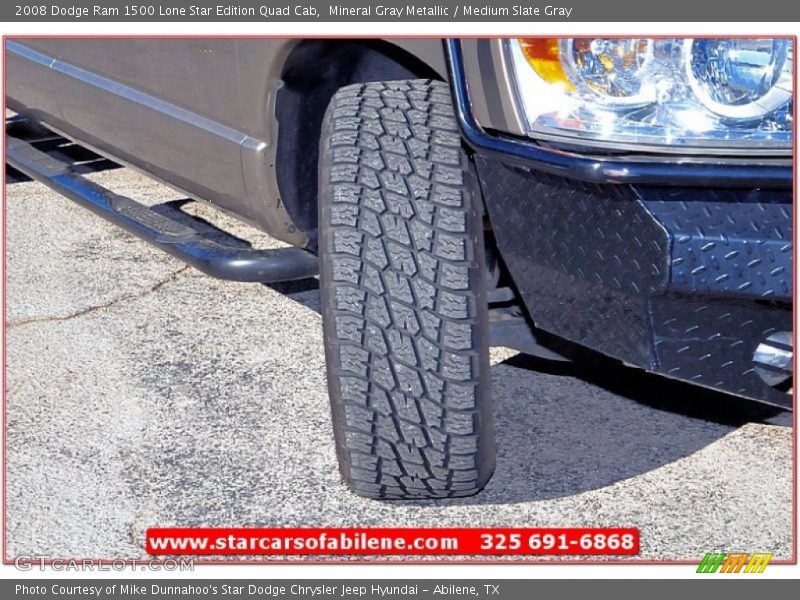 Mineral Gray Metallic / Medium Slate Gray 2008 Dodge Ram 1500 Lone Star Edition Quad Cab