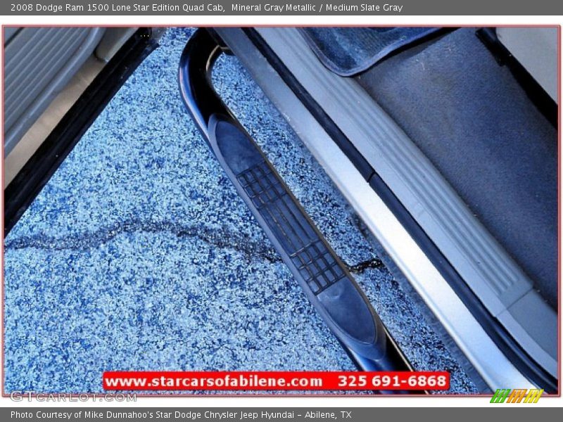 Mineral Gray Metallic / Medium Slate Gray 2008 Dodge Ram 1500 Lone Star Edition Quad Cab