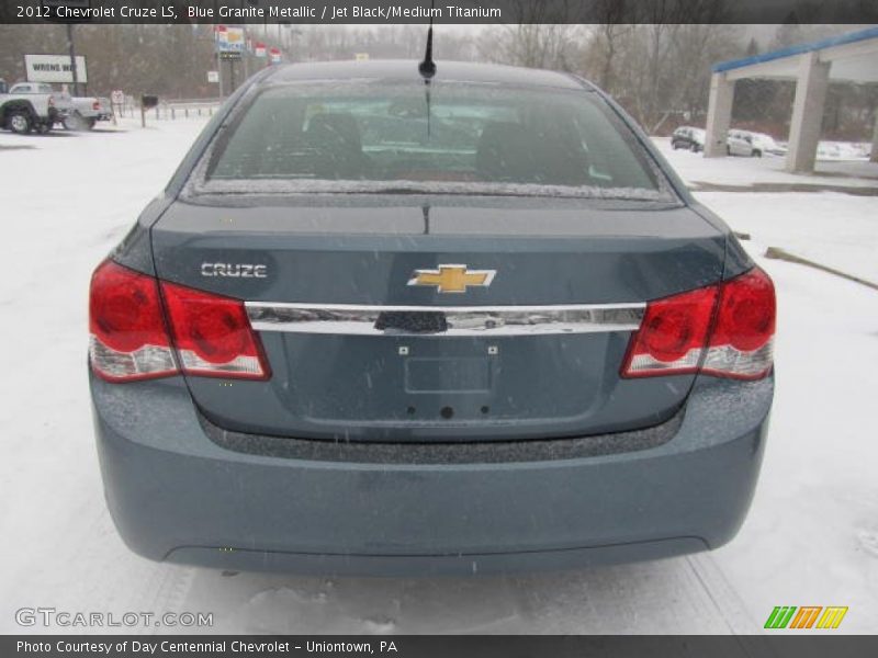 Blue Granite Metallic / Jet Black/Medium Titanium 2012 Chevrolet Cruze LS