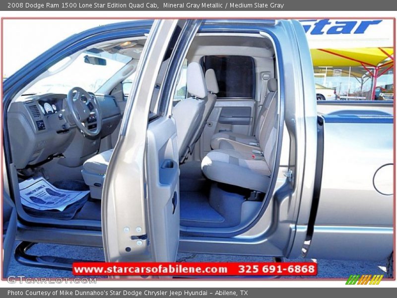 Mineral Gray Metallic / Medium Slate Gray 2008 Dodge Ram 1500 Lone Star Edition Quad Cab