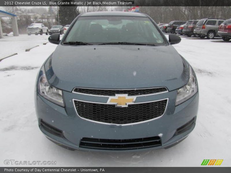 Blue Granite Metallic / Jet Black/Medium Titanium 2012 Chevrolet Cruze LS