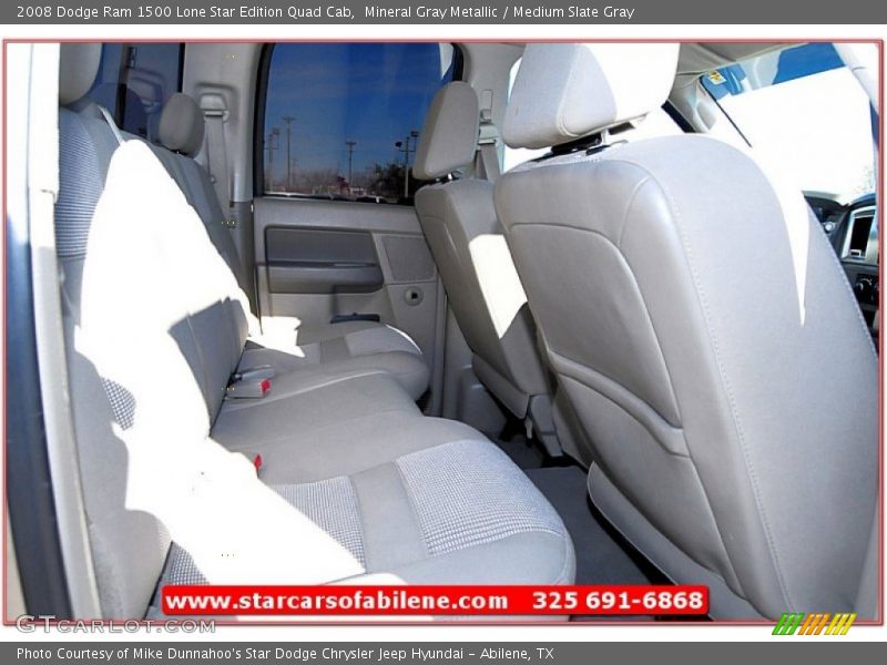 Mineral Gray Metallic / Medium Slate Gray 2008 Dodge Ram 1500 Lone Star Edition Quad Cab