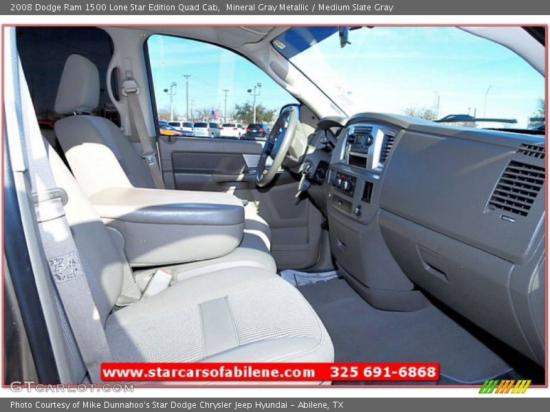 Mineral Gray Metallic / Medium Slate Gray 2008 Dodge Ram 1500 Lone Star Edition Quad Cab