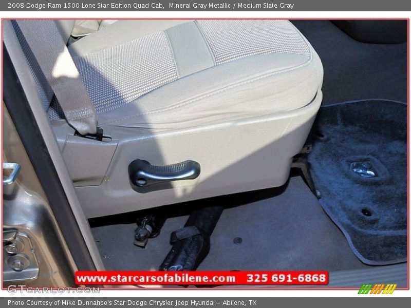 Mineral Gray Metallic / Medium Slate Gray 2008 Dodge Ram 1500 Lone Star Edition Quad Cab