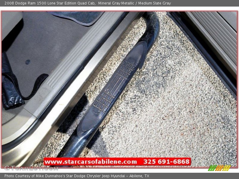 Mineral Gray Metallic / Medium Slate Gray 2008 Dodge Ram 1500 Lone Star Edition Quad Cab