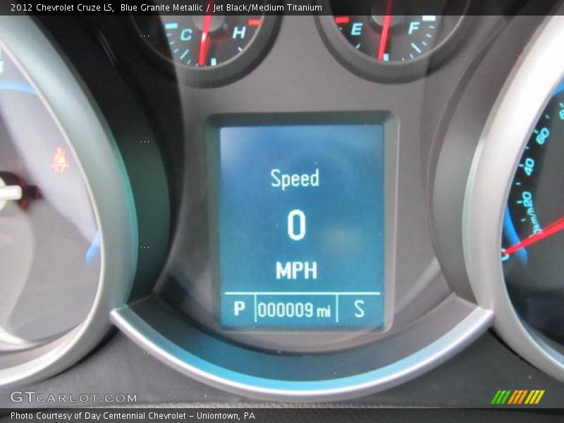 Blue Granite Metallic / Jet Black/Medium Titanium 2012 Chevrolet Cruze LS