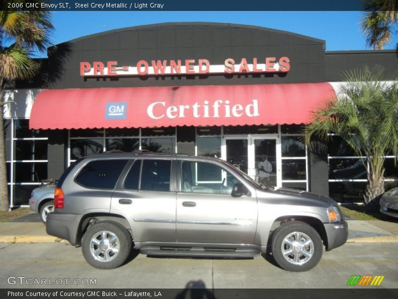 Steel Grey Metallic / Light Gray 2006 GMC Envoy SLT