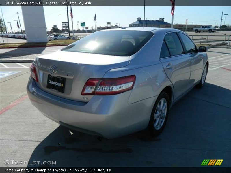Classic Silver Metallic / Ash 2011 Toyota Camry LE