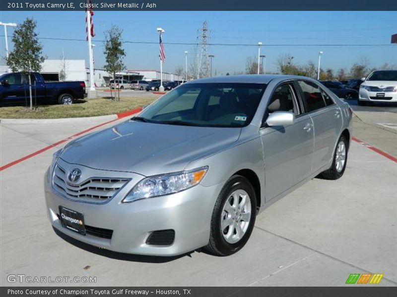 Classic Silver Metallic / Ash 2011 Toyota Camry LE