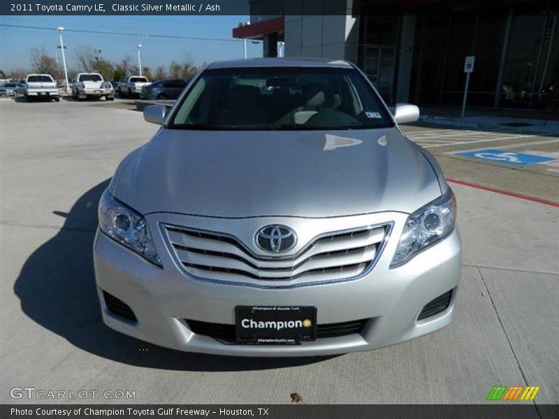 Classic Silver Metallic / Ash 2011 Toyota Camry LE