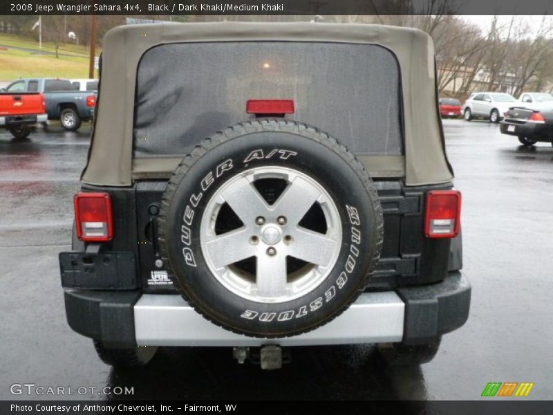 Black / Dark Khaki/Medium Khaki 2008 Jeep Wrangler Sahara 4x4