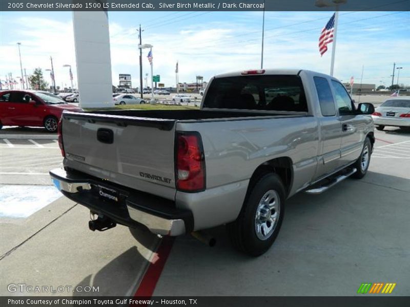 Silver Birch Metallic / Dark Charcoal 2005 Chevrolet Silverado 1500 LS Extended Cab