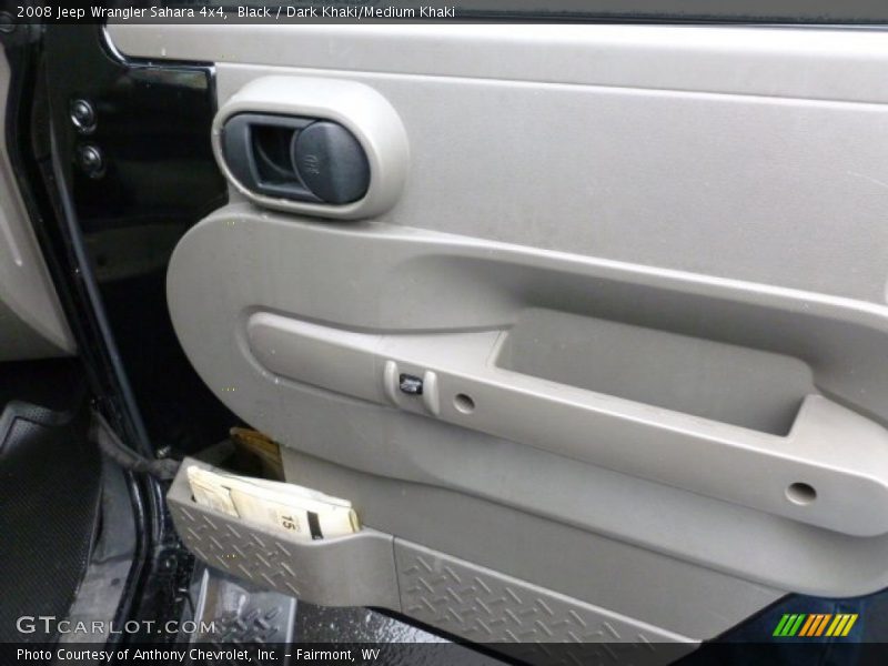Black / Dark Khaki/Medium Khaki 2008 Jeep Wrangler Sahara 4x4