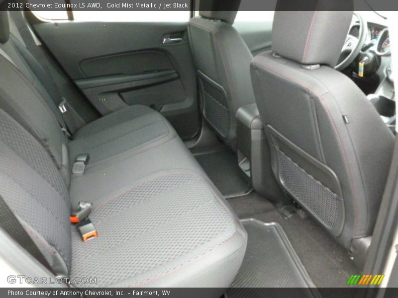 Gold Mist Metallic / Jet Black 2012 Chevrolet Equinox LS AWD