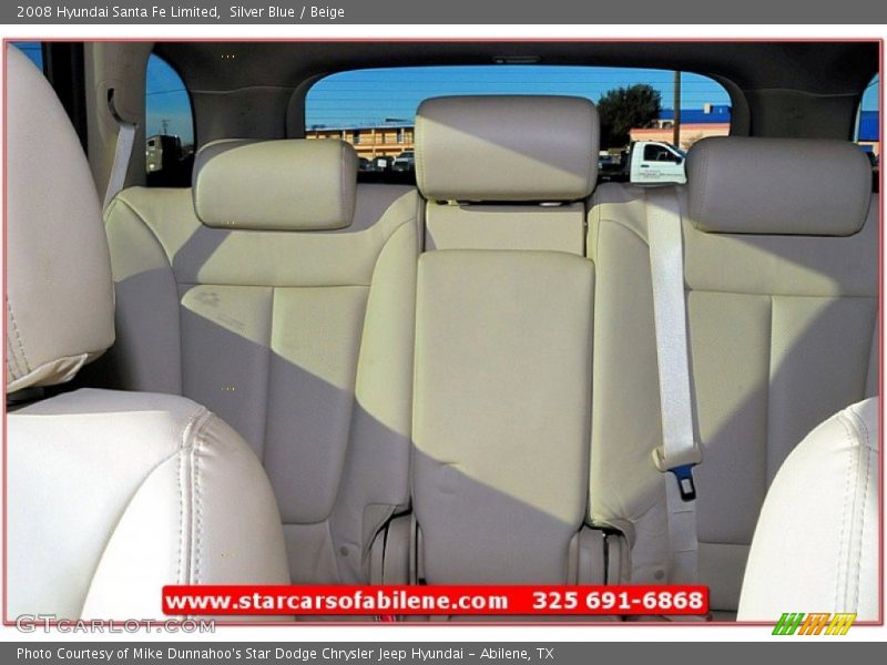 Silver Blue / Beige 2008 Hyundai Santa Fe Limited