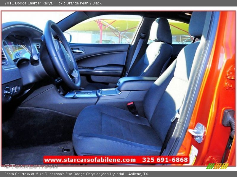 Toxic Orange Pearl / Black 2011 Dodge Charger Rallye