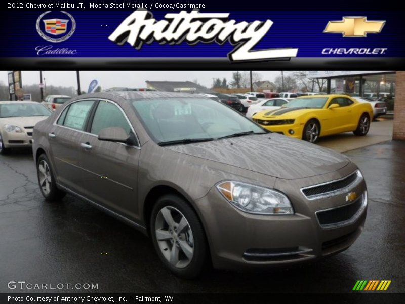 Mocha Steel Metallic / Cocoa/Cashmere 2012 Chevrolet Malibu LT