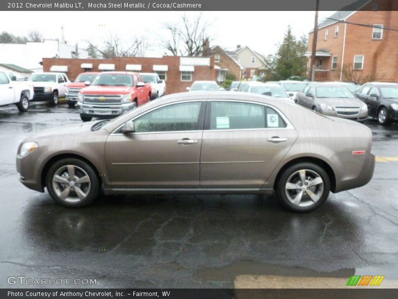 Mocha Steel Metallic / Cocoa/Cashmere 2012 Chevrolet Malibu LT