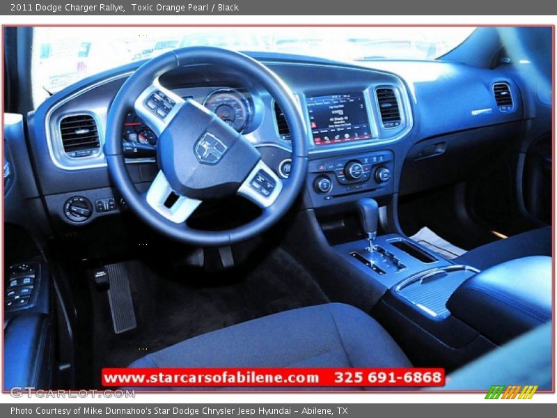 Toxic Orange Pearl / Black 2011 Dodge Charger Rallye
