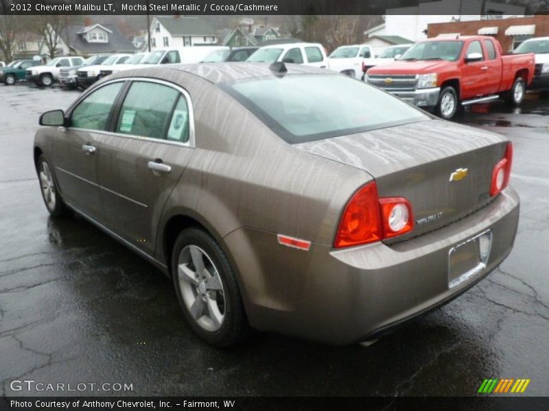 Mocha Steel Metallic / Cocoa/Cashmere 2012 Chevrolet Malibu LT