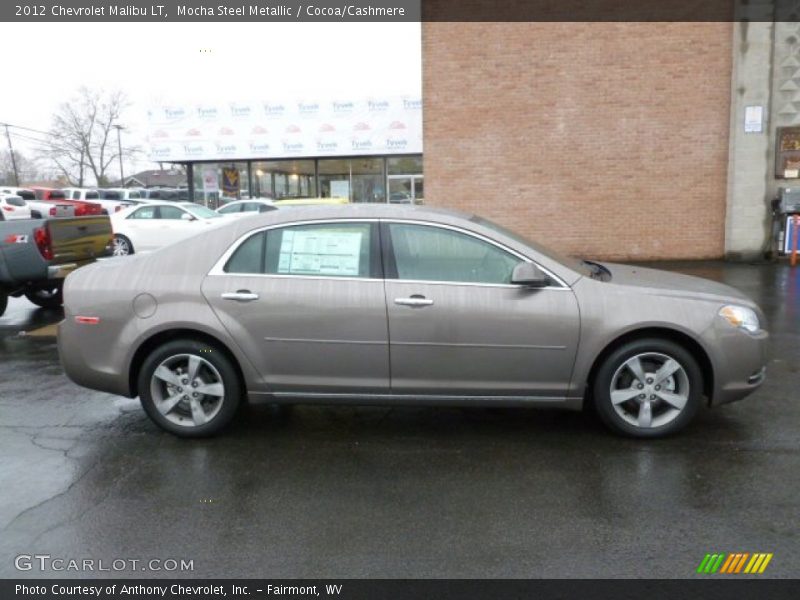 Mocha Steel Metallic / Cocoa/Cashmere 2012 Chevrolet Malibu LT