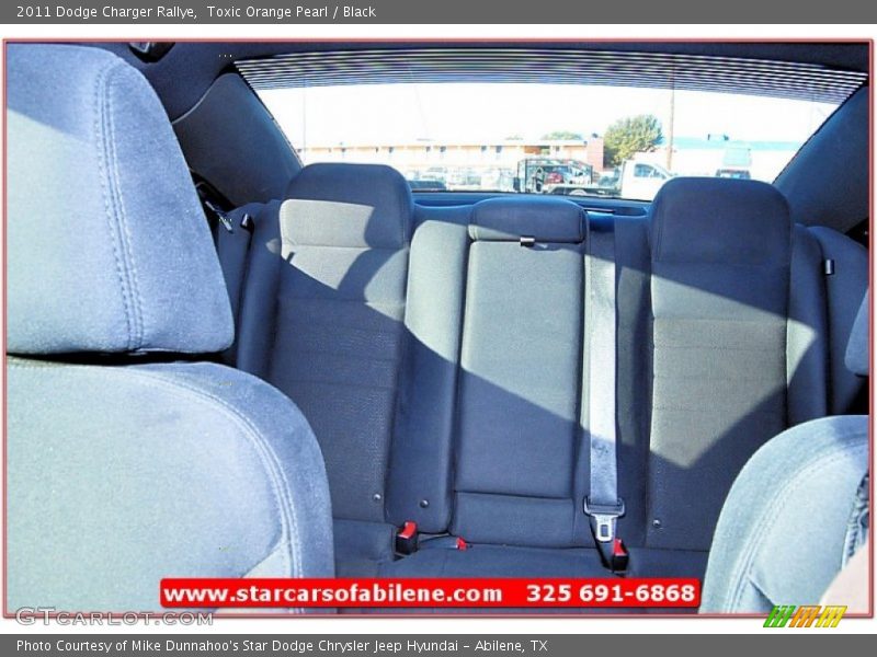 Toxic Orange Pearl / Black 2011 Dodge Charger Rallye