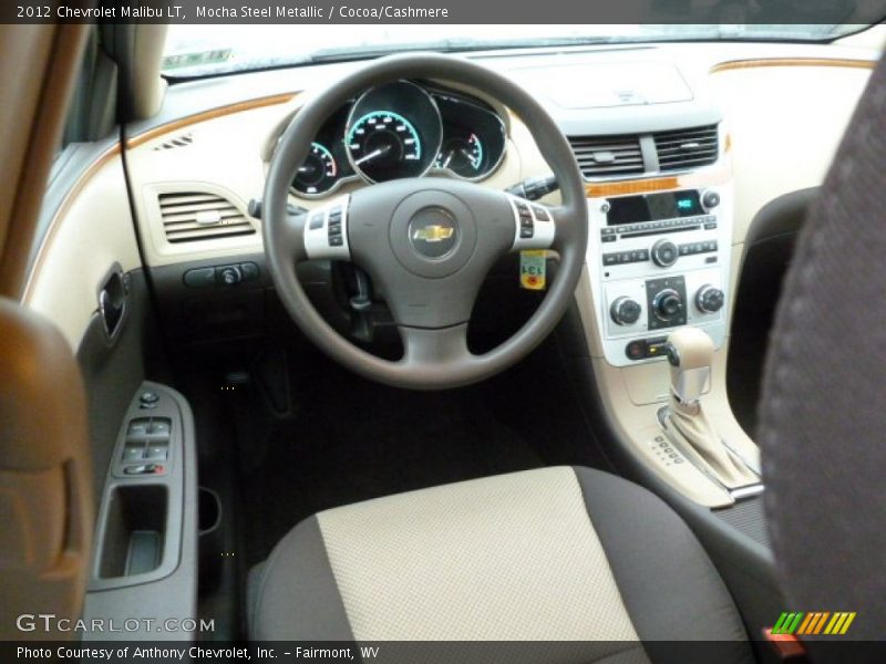 Mocha Steel Metallic / Cocoa/Cashmere 2012 Chevrolet Malibu LT