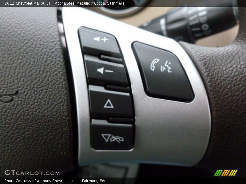 Mocha Steel Metallic / Cocoa/Cashmere 2012 Chevrolet Malibu LT