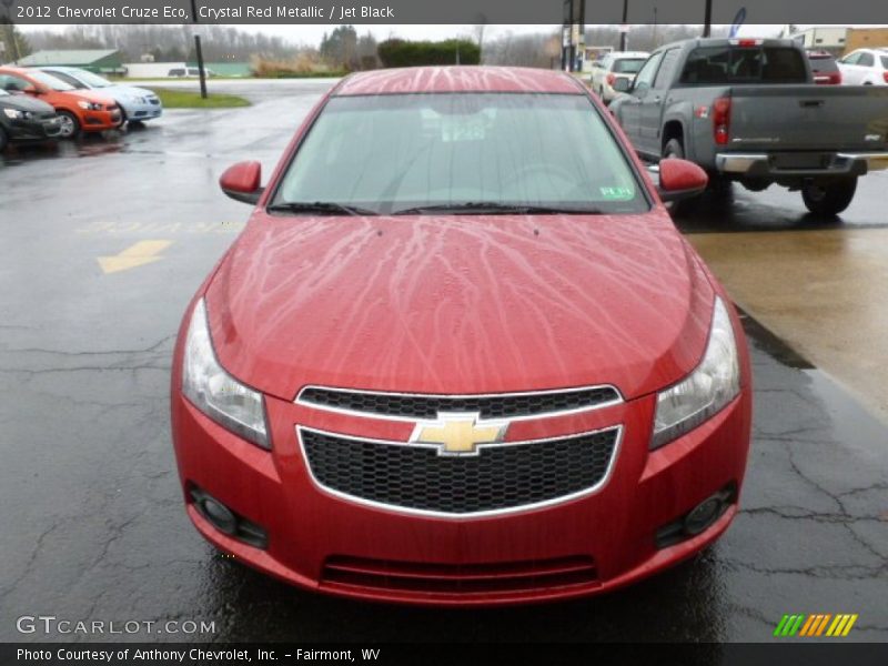 Crystal Red Metallic / Jet Black 2012 Chevrolet Cruze Eco