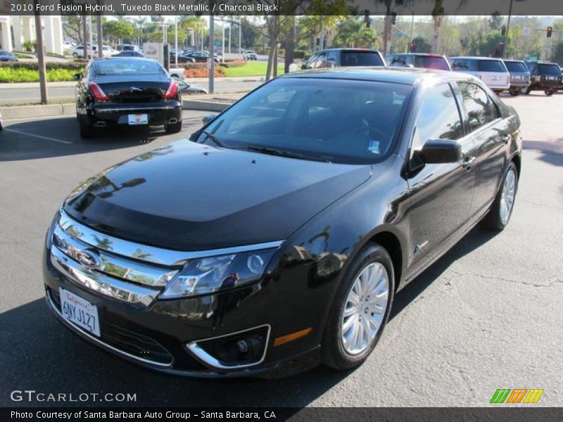 Tuxedo Black Metallic / Charcoal Black 2010 Ford Fusion Hybrid