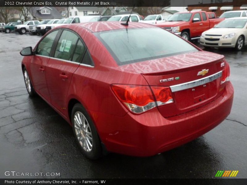 Crystal Red Metallic / Jet Black 2012 Chevrolet Cruze Eco
