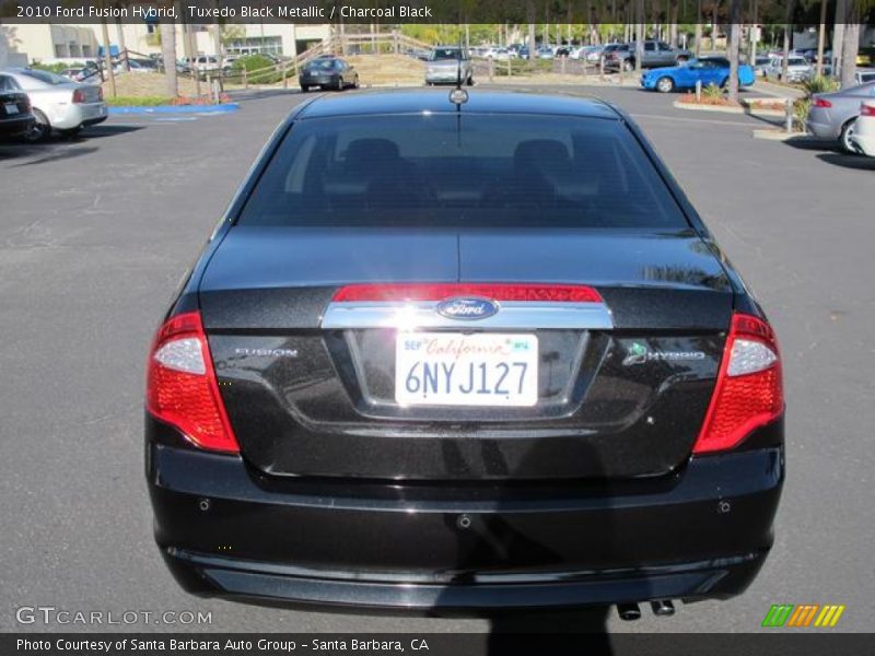 Tuxedo Black Metallic / Charcoal Black 2010 Ford Fusion Hybrid