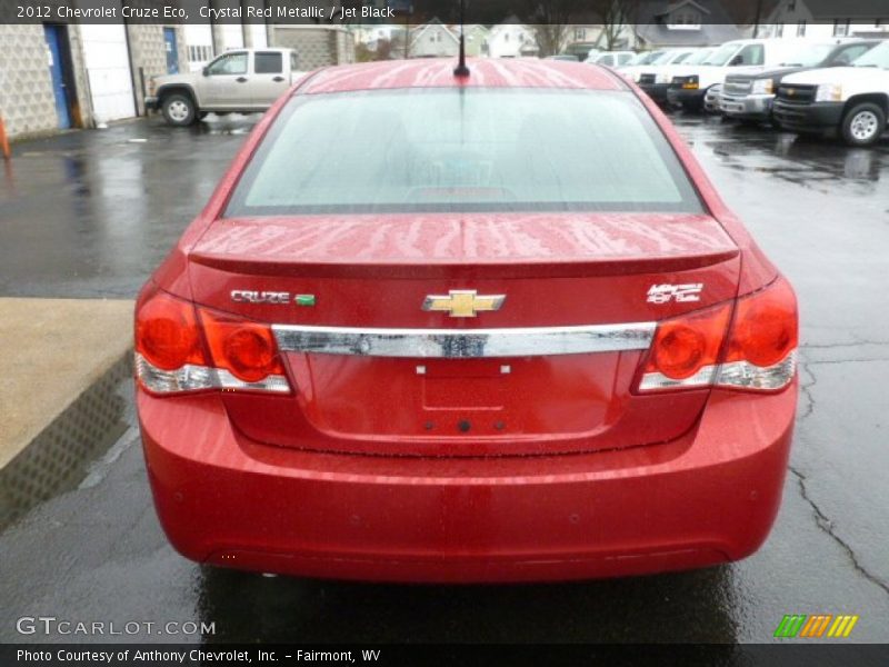 Crystal Red Metallic / Jet Black 2012 Chevrolet Cruze Eco