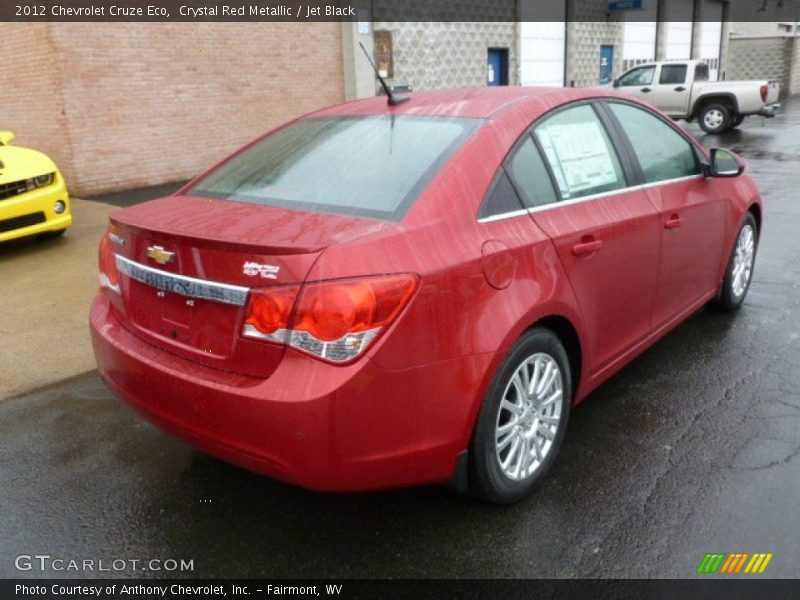 Crystal Red Metallic / Jet Black 2012 Chevrolet Cruze Eco