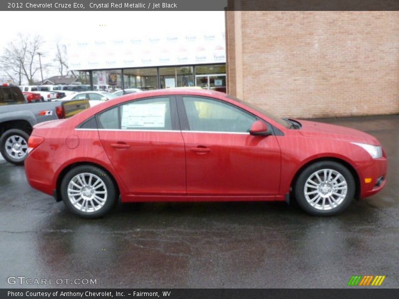Crystal Red Metallic / Jet Black 2012 Chevrolet Cruze Eco