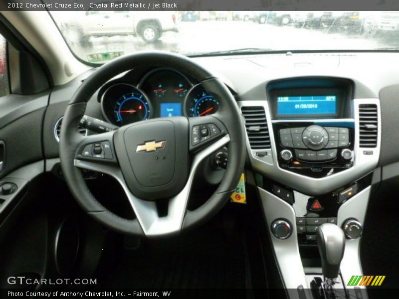 Crystal Red Metallic / Jet Black 2012 Chevrolet Cruze Eco