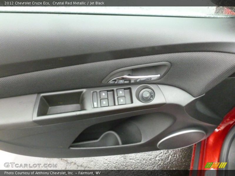Crystal Red Metallic / Jet Black 2012 Chevrolet Cruze Eco
