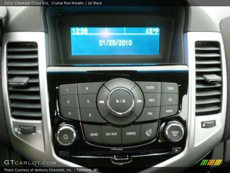 Crystal Red Metallic / Jet Black 2012 Chevrolet Cruze Eco