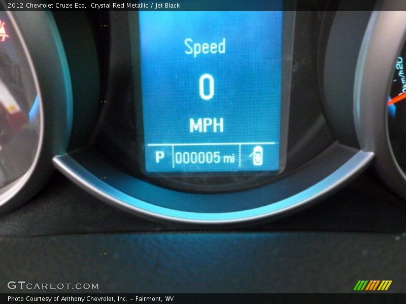 Crystal Red Metallic / Jet Black 2012 Chevrolet Cruze Eco
