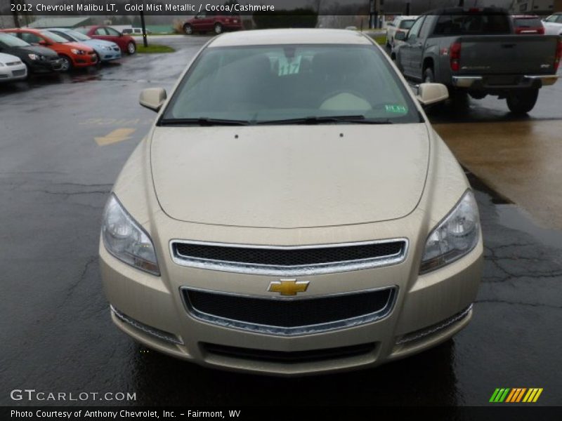 Gold Mist Metallic / Cocoa/Cashmere 2012 Chevrolet Malibu LT