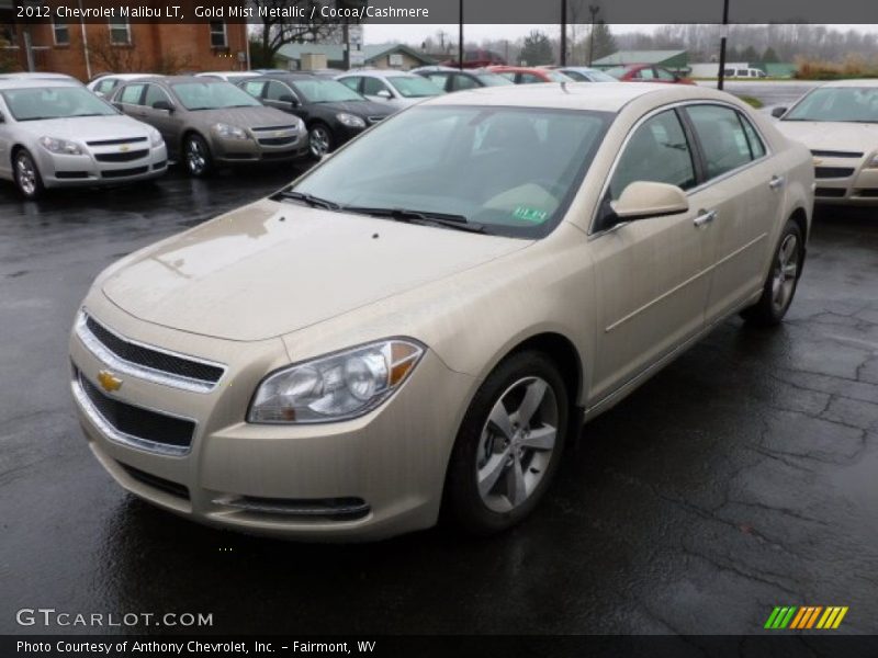 Gold Mist Metallic / Cocoa/Cashmere 2012 Chevrolet Malibu LT